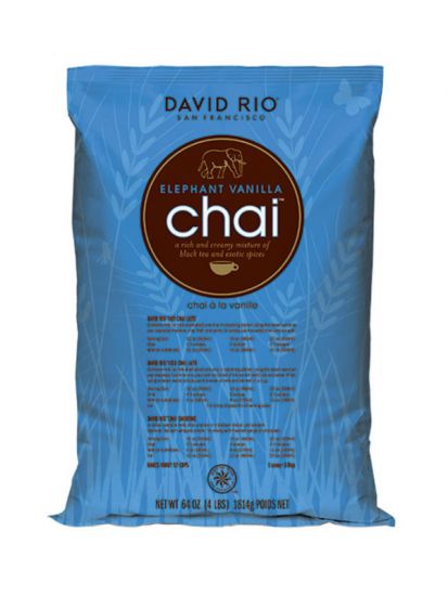 David Rio Elephant Vanilla Chai - gastro náplň / vak 1814 g - 1