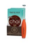 David Rio White Shark Chai - sáčky display 12x28g + bateriový napěňovač mléka jako DÁREK - 1