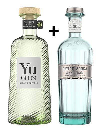 AKCE: YuGin 43% 0,7 L + Bistro Vodka 40% 0,7 L SET - 1