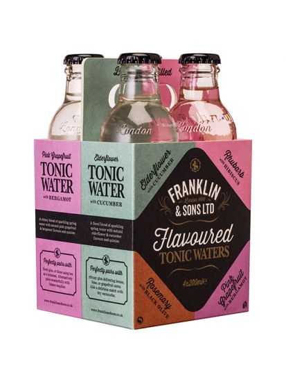 Franklin & Sons 4pack Mix Tonic Water 4x 0,20 L - 1