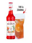Monin Pomerančový Spritz / Orange Spritz 0,7 L  + 100 ks Pytlíky na drinky 0,5 L ZDARMA - 1